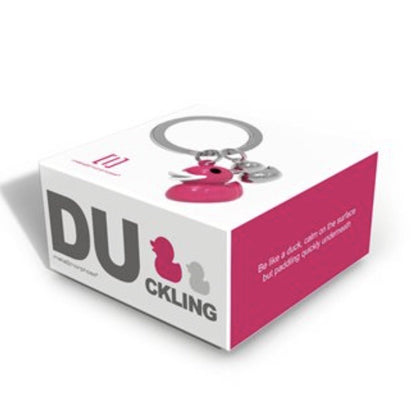 Rubber Duck Key Ring - Pink