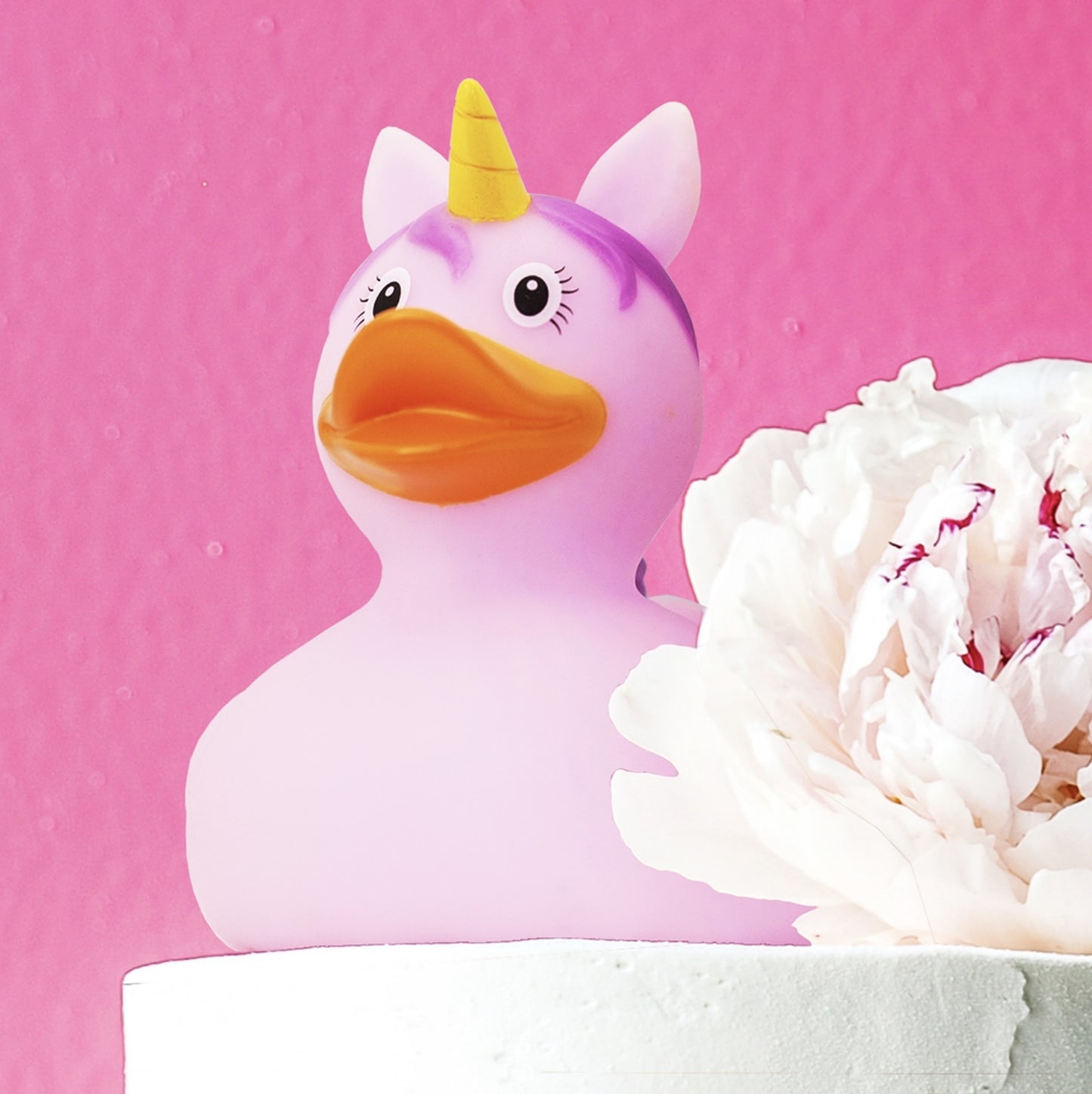 Pink Unicorn Rubber Duck