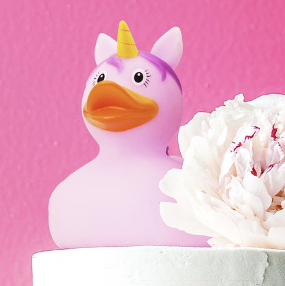 Pink Unicorn Rubber Duck