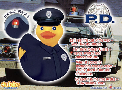 P.D. Policeman Rubber Duck