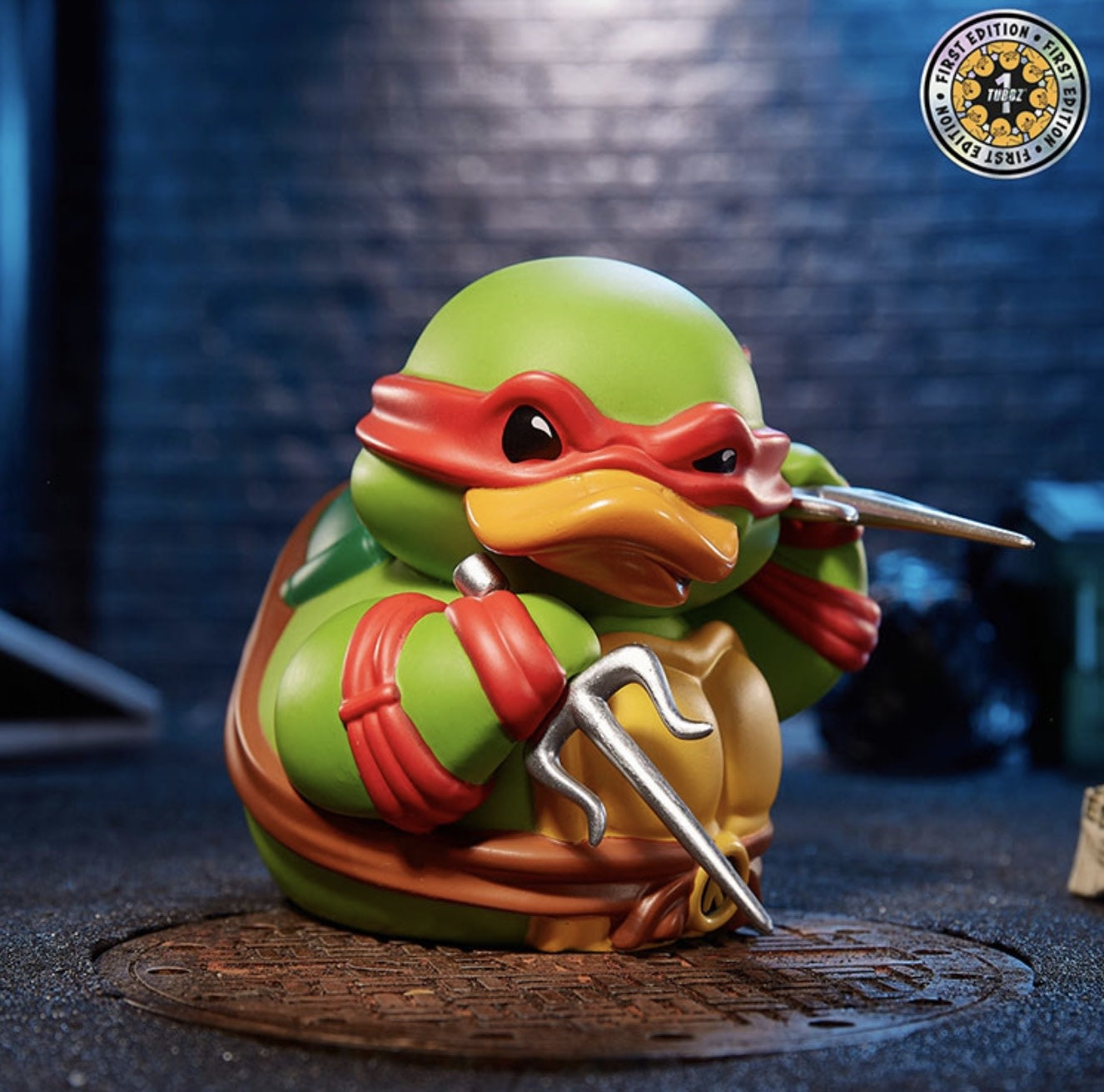 Teenage Mutant Ninja Turtles Raphael Rubber Duck - Boxed Edition