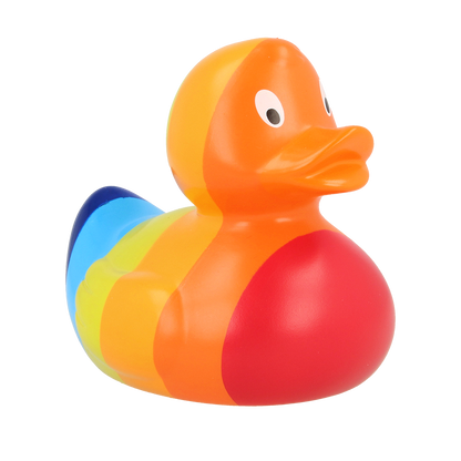 Colorful Rainbow Rubber Duck