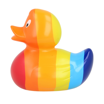 Colorful Rainbow Rubber Duck