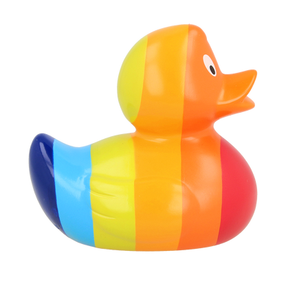 Colorful Rainbow Rubber Duck
