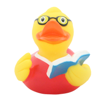 Book Reader Rubber Duck