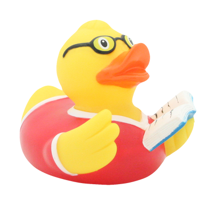 Book Reader Rubber Duck