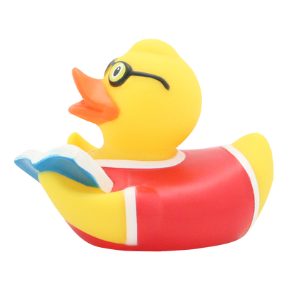 Book Reader Rubber Duck