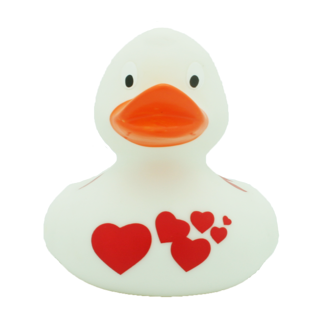 Red Hearts Rubber Duck