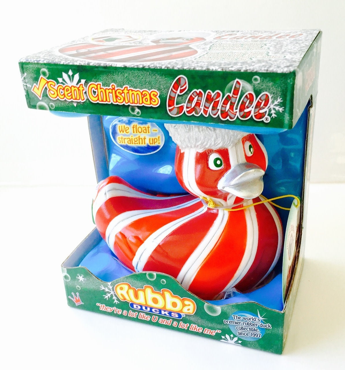 Candee - CandyCane Rubber Duck