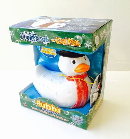 Duckfrost the Snowman Rubber Duck