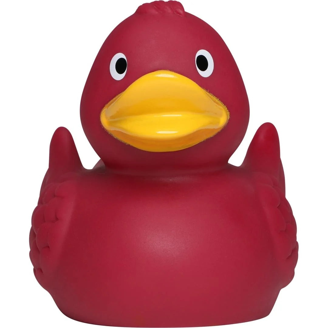 Burgundy Rubber Duck with Wings
