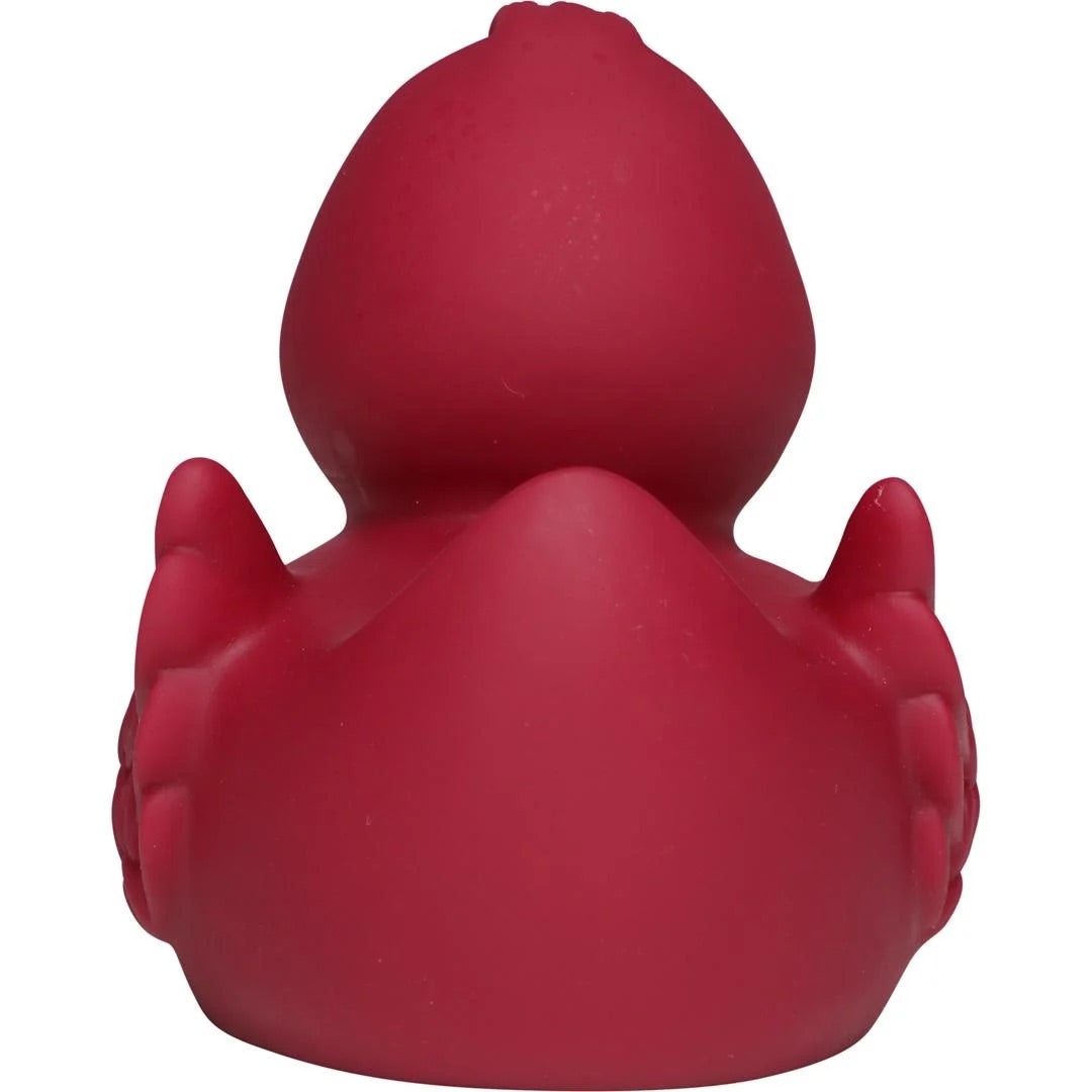 Burgundy Rubber Duck with Wings