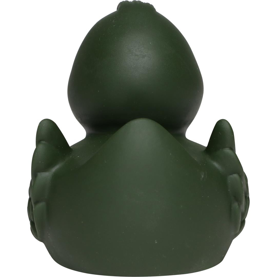 Olive Green Rubber Duck with Wings