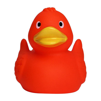 Bright Orange Rubber Duck with Wings