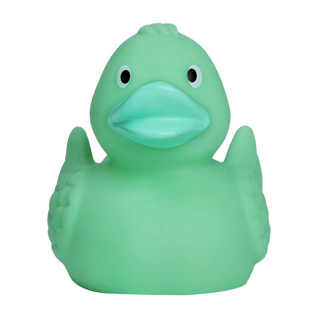 Pastel Green Rubber Duck with Wings