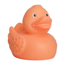 Pastel Orange Rubber Duck with Wings