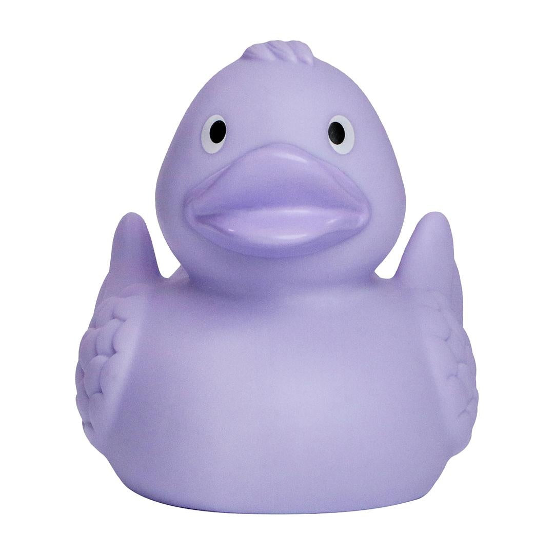 Pastel Purple Rubber Duck with Wings