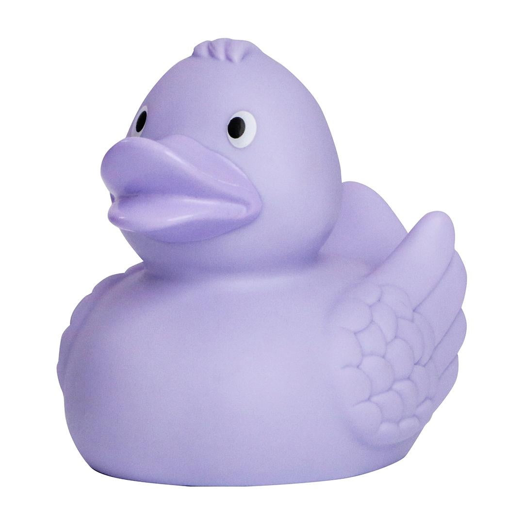 Pastel Purple Rubber Duck with Wings