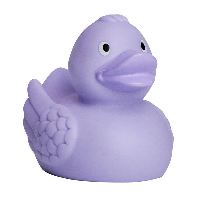 Pastel Purple Rubber Duck with Wings
