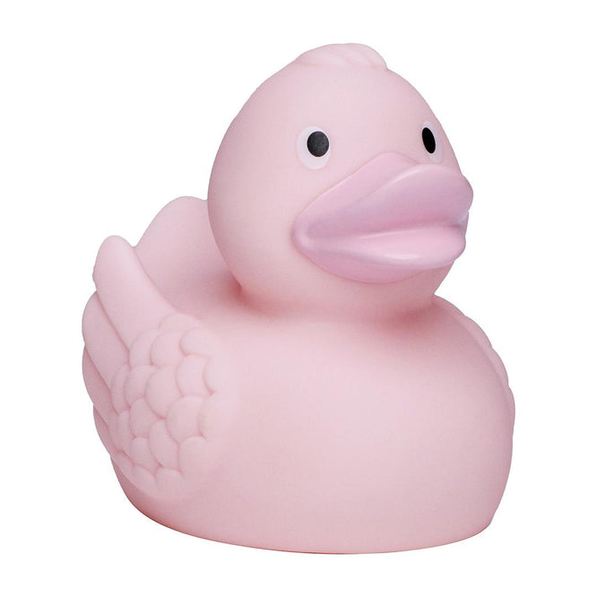 Pastel Pink Rubber Duck with Wings