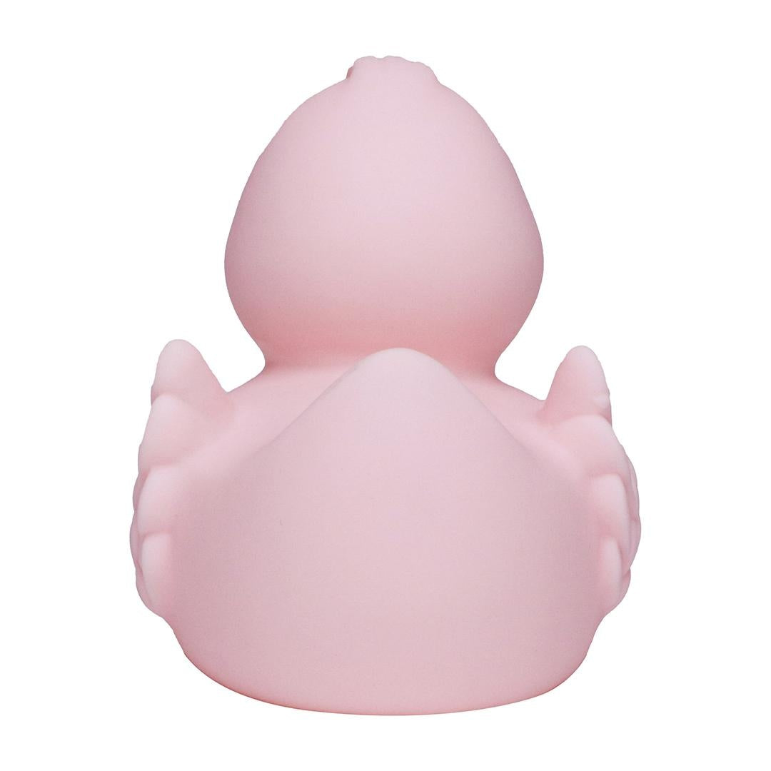 Pastel Pink Rubber Duck with Wings