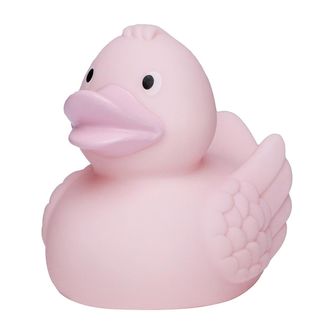 Pastel Pink Rubber Duck with Wings