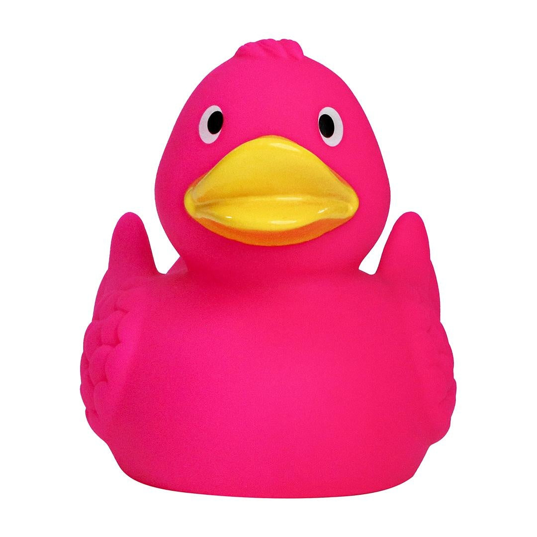 Fuchsia Pink Rubber Duck with Wings