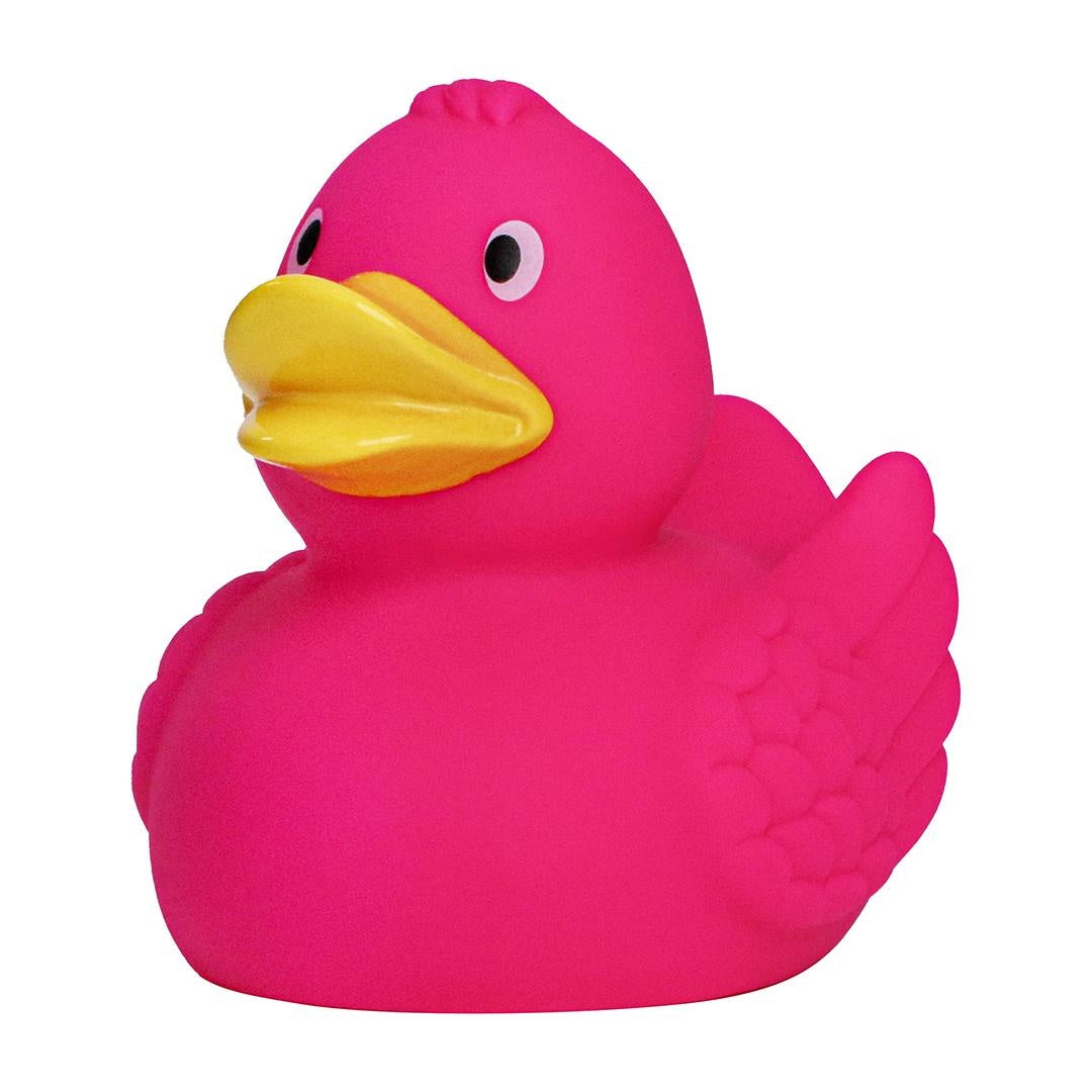 Fuchsia Pink Rubber Duck with Wings