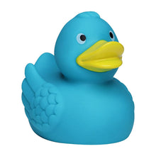 Turquoise Blue Rubber Duck with Wings