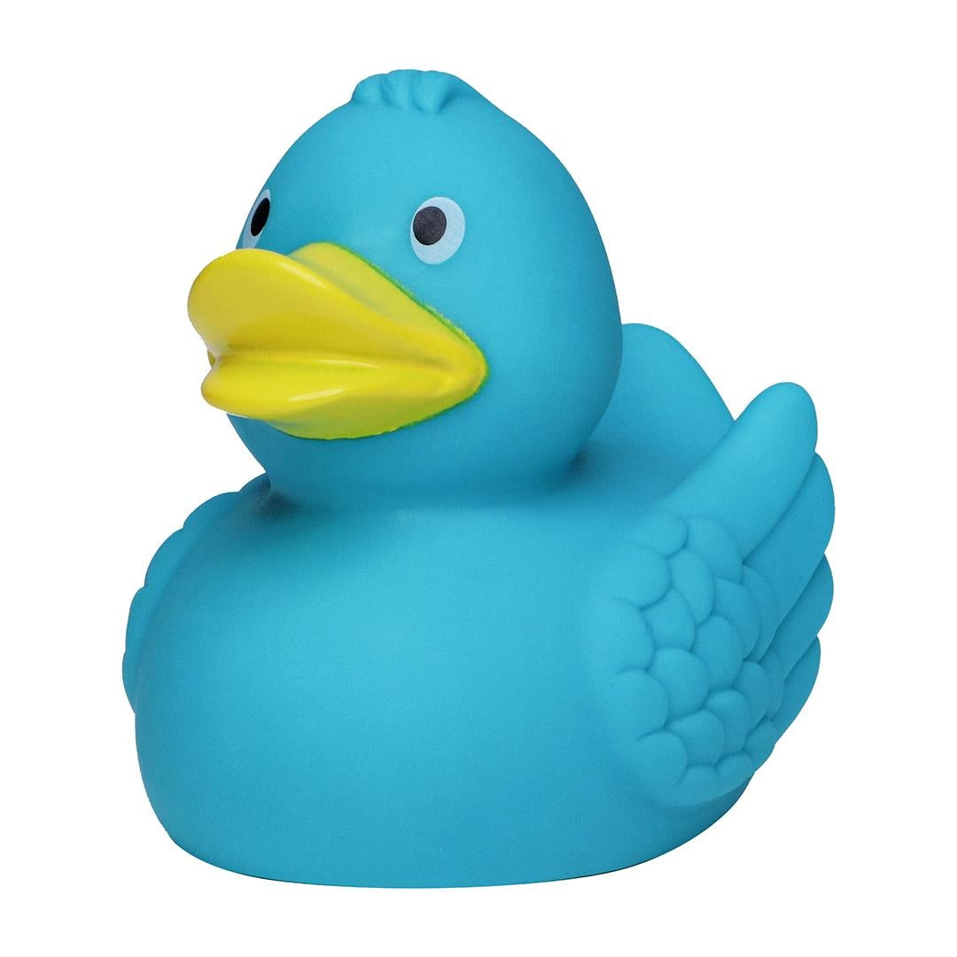 Turquoise Blue Rubber Duck with Wings