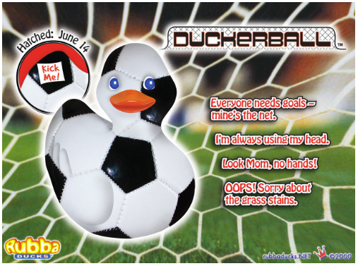 Duckerball - Soccer Rubber Duck