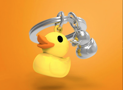 Rubber Duck Key Ring - Yellow