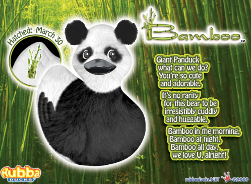 Panda Rubber Duck