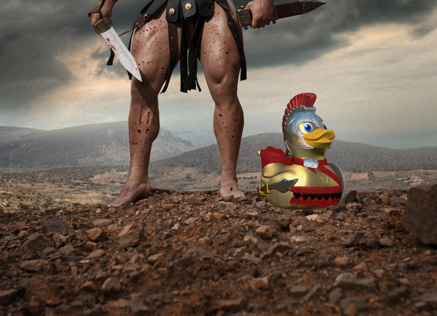 Leonidas Spartan King Rubber Duck