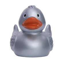 Classic Silver Rubber Duck with Wings