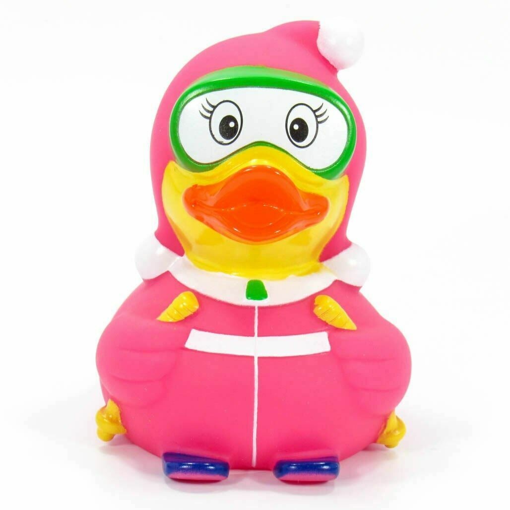Skier Rubber Duck