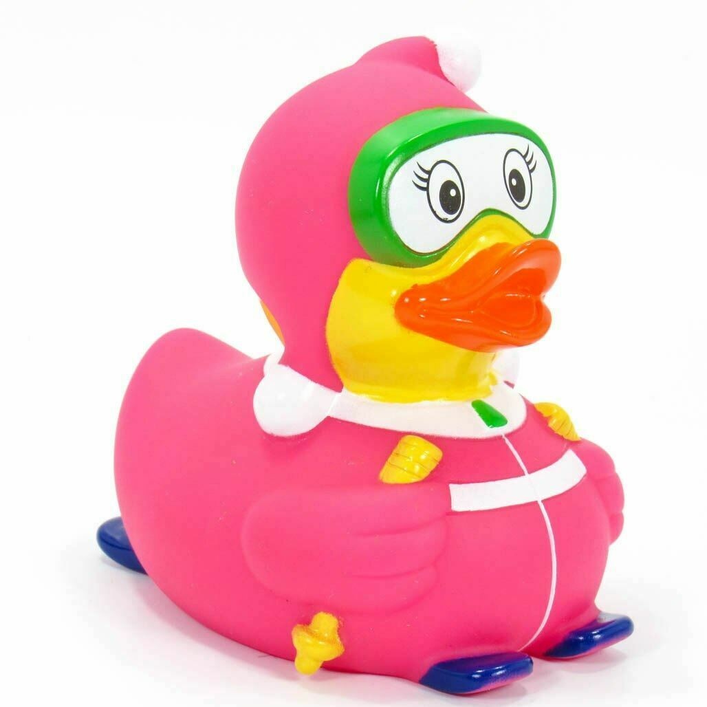 Skier Rubber Duck
