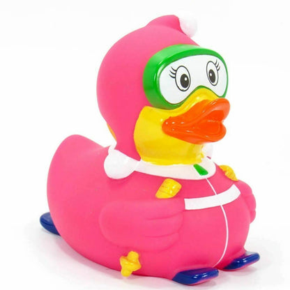 Skier Rubber Duck