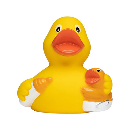 Mom & Baby Bottle Rubber Duck