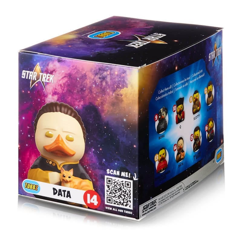 Star Trek Data Rubber Duck - Boxed Edition