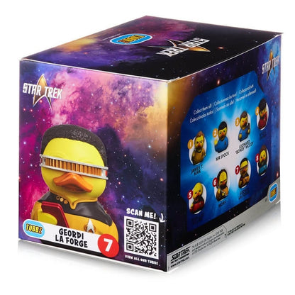 Star Trek Geordi La Forge Rubber Duck  - Boxed Edition