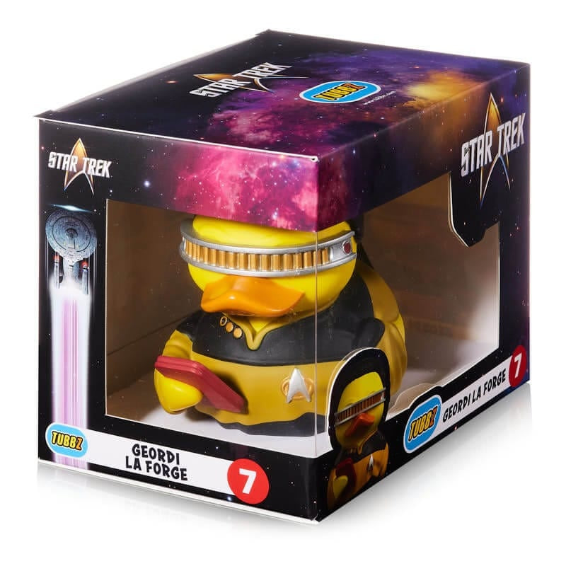 Star Trek Geordi La Forge Rubber Duck  - Boxed Edition