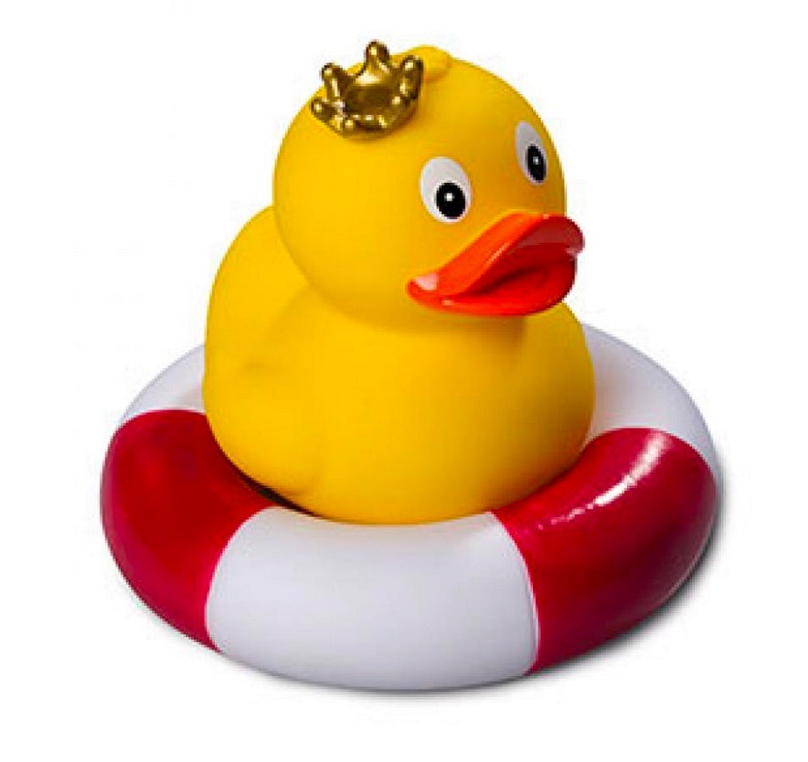 Standing Crown Rubber Duck
