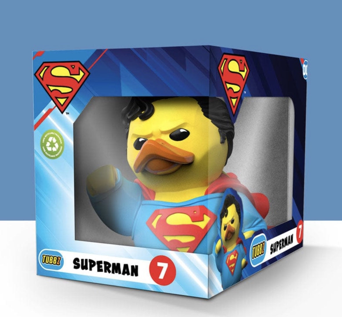 DC Comics Superman Rubber Duck - Boxed Edition