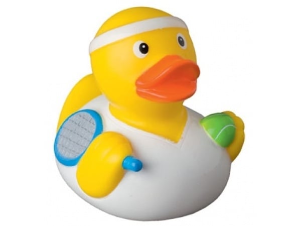 Tennis Player Rubber Duck