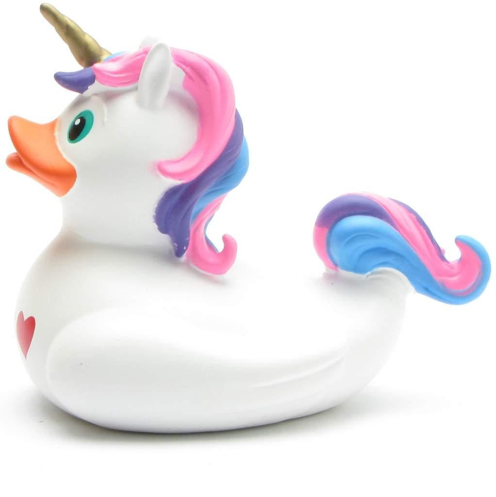 Unicorn Heart Rubber Duck