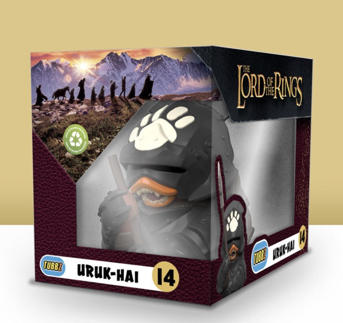 Lord of the Rings Uruk-Hai Pikeman Rubber Duck - Boxed Edition