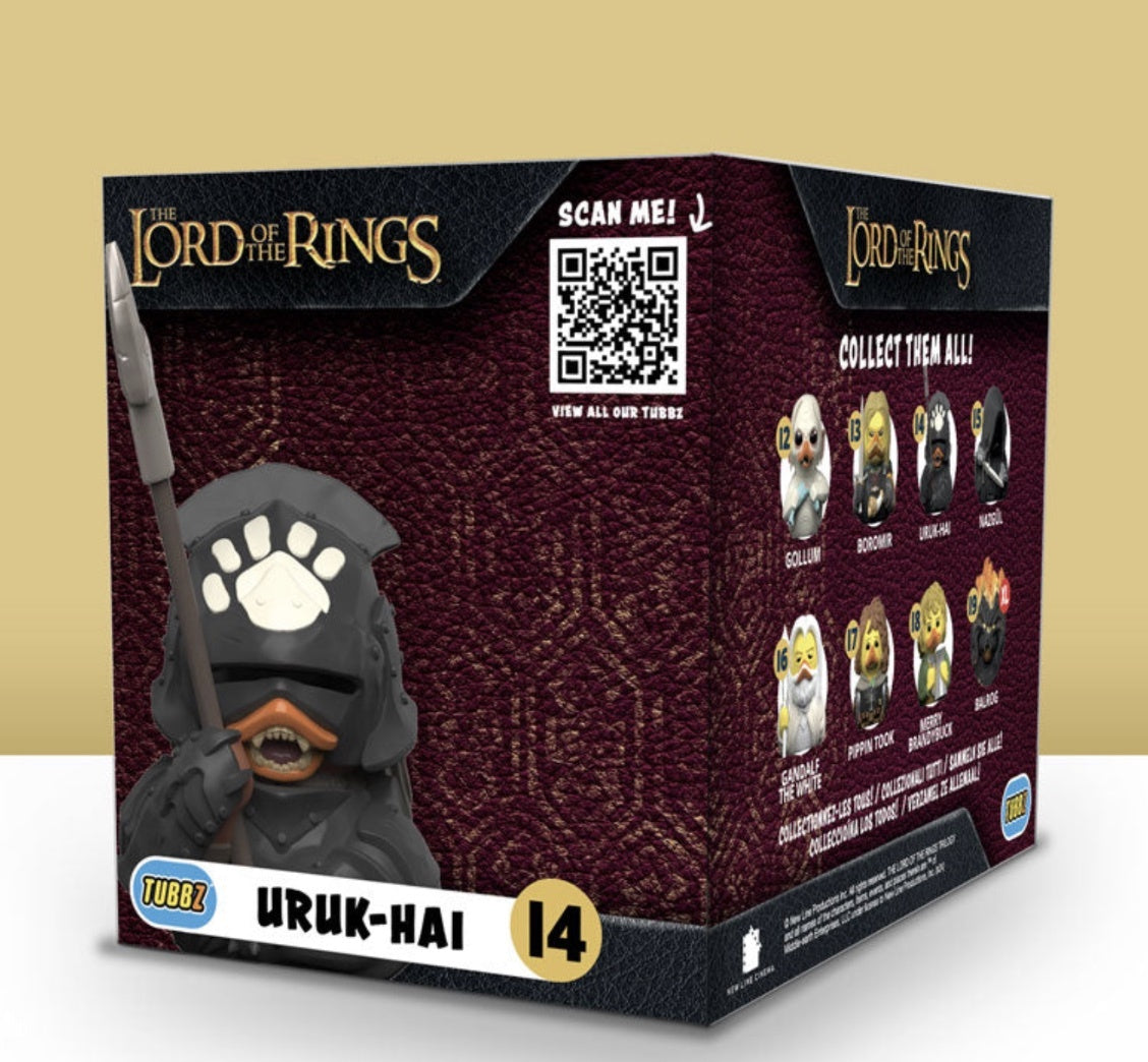 Lord of the Rings Uruk-Hai Pikeman Rubber Duck - Boxed Edition