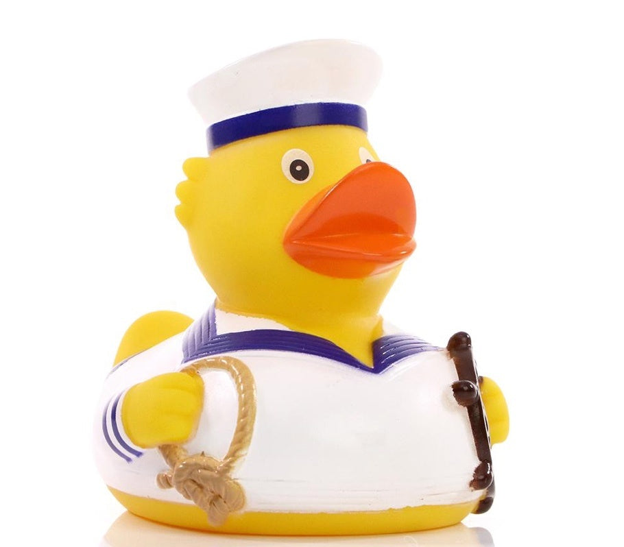 White Sailor Rubber Duck