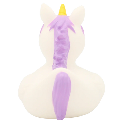 White Unicorn Rubber Duck